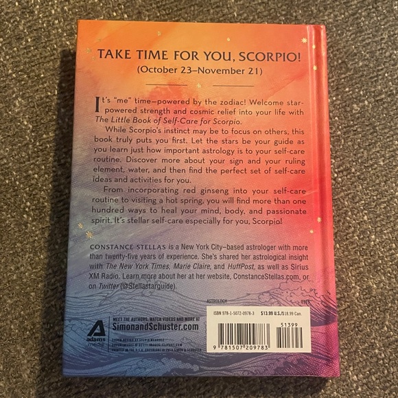 The Little Book of Self-Care for Scorpio - Picture 2 of 2
